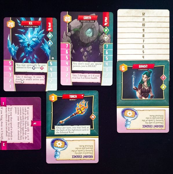 FantasyForm solo card game setup