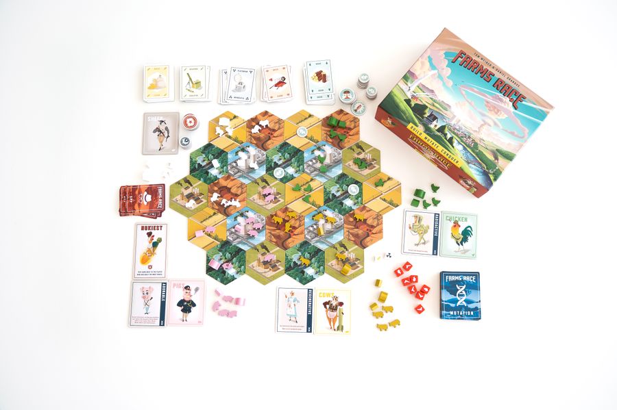 Farms Race game in progress