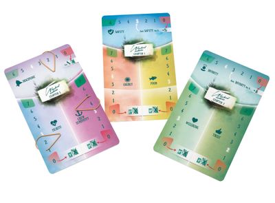 FateFlip Washed Ashore resource tracking cards and clips