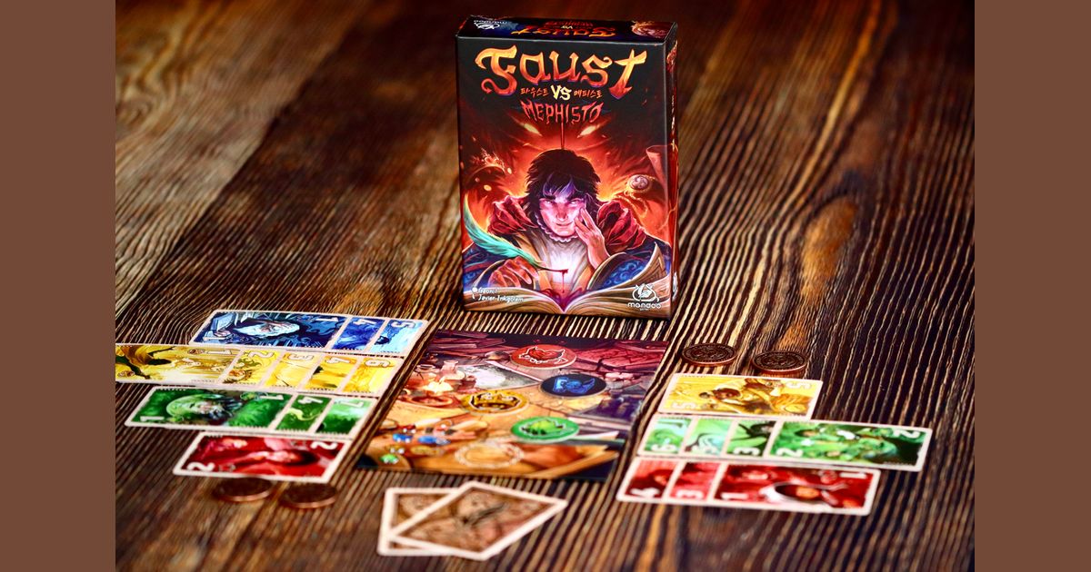 Faust versus Mephisto cards during play