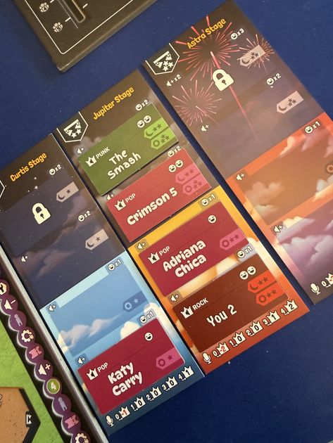 Fest Season board game in progress