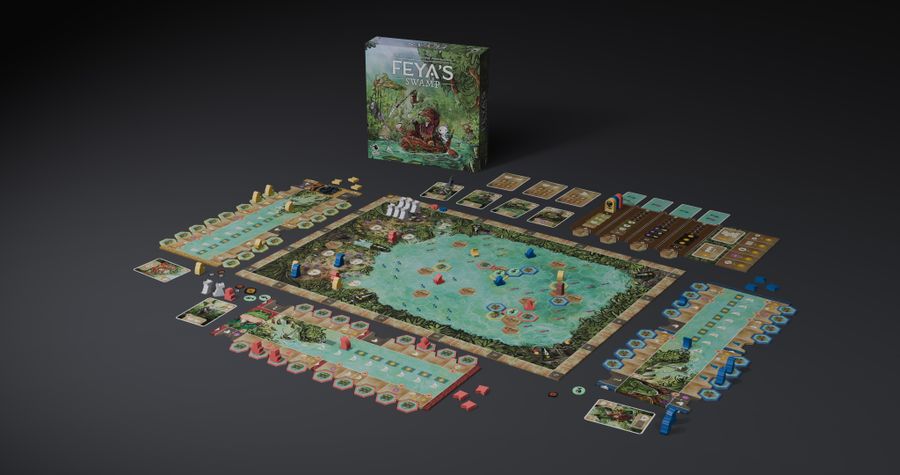 Feya's Swamp product render with components
