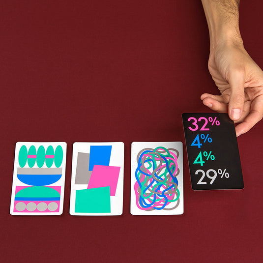 Figment cards with percentage information
