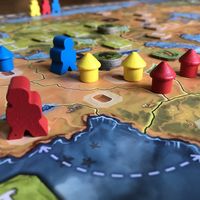 Fire and Stone three-player game map