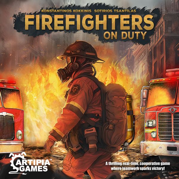 Firefighters on Duty box art