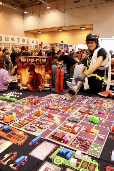 Firefighters on Duty demonstration game table
