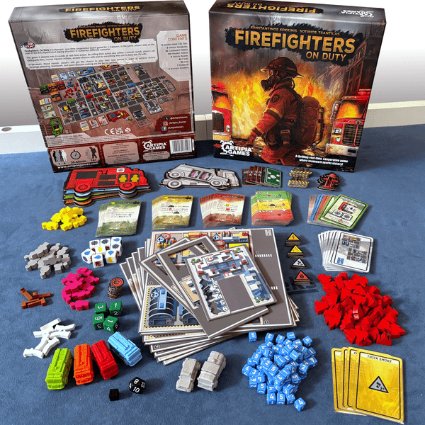 Firefighters on Duty retail edition components