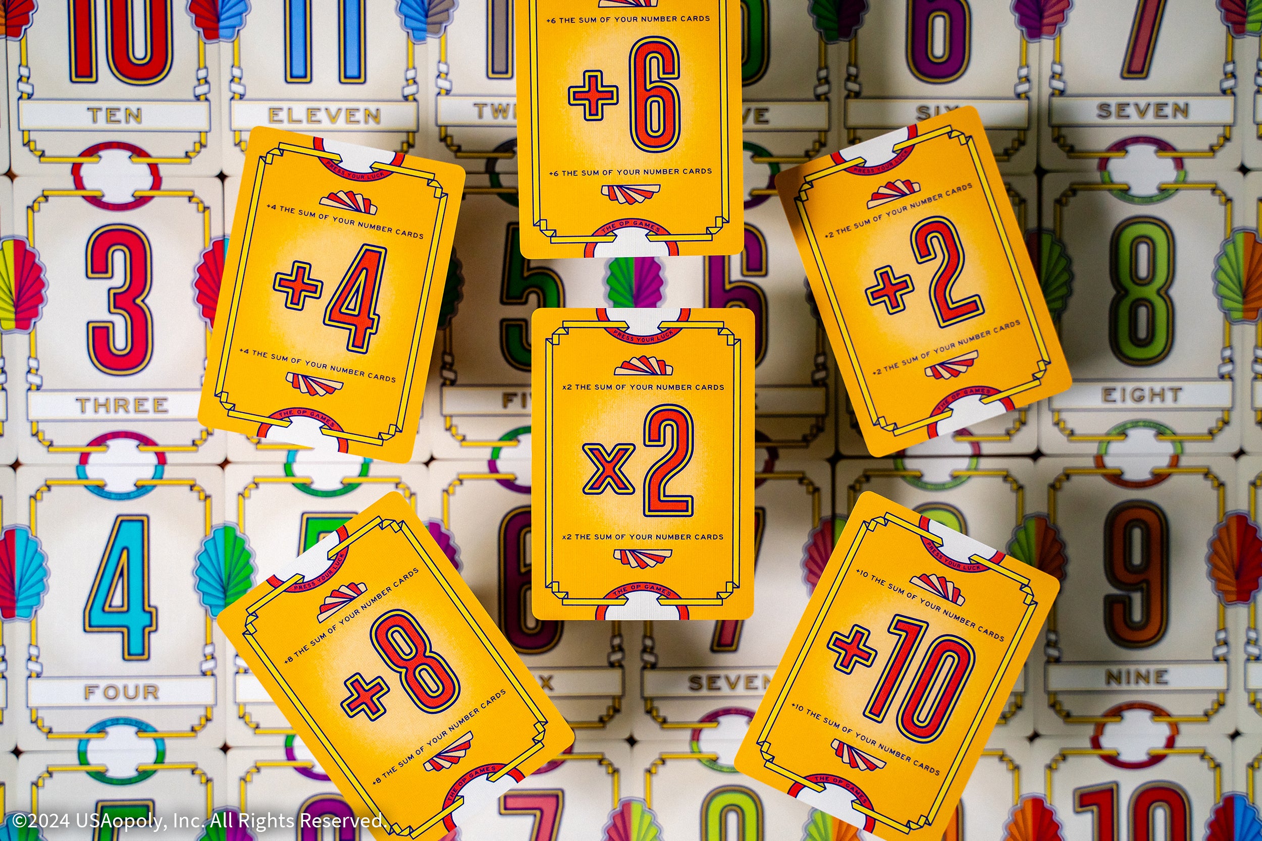 Flip 7 card game components