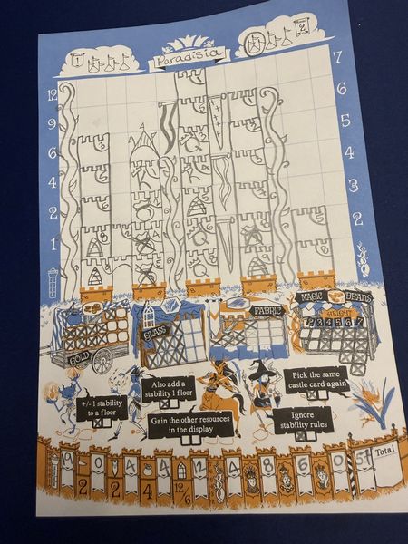 Flip Pick Towers cards drawing sheets and pencils