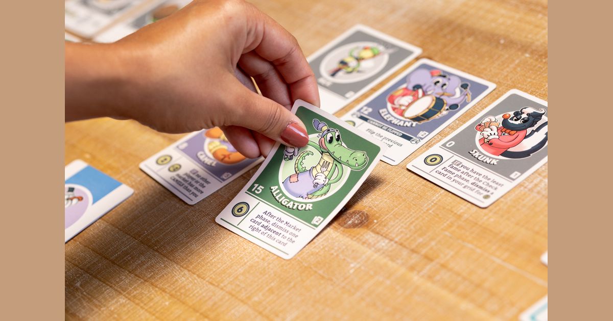 FlipToons character cards in an audition grid