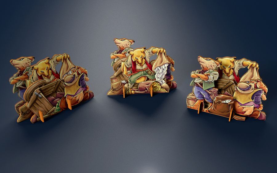Flowar strike diorama token