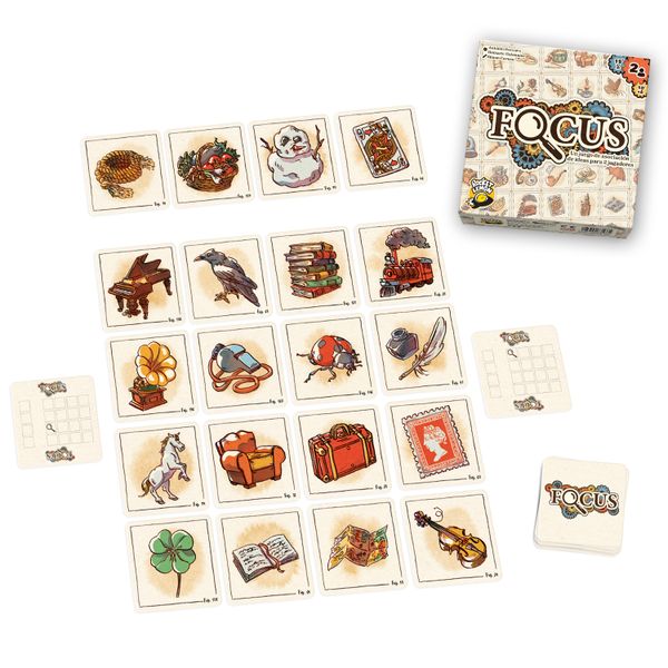 Focus illustrated clue cards