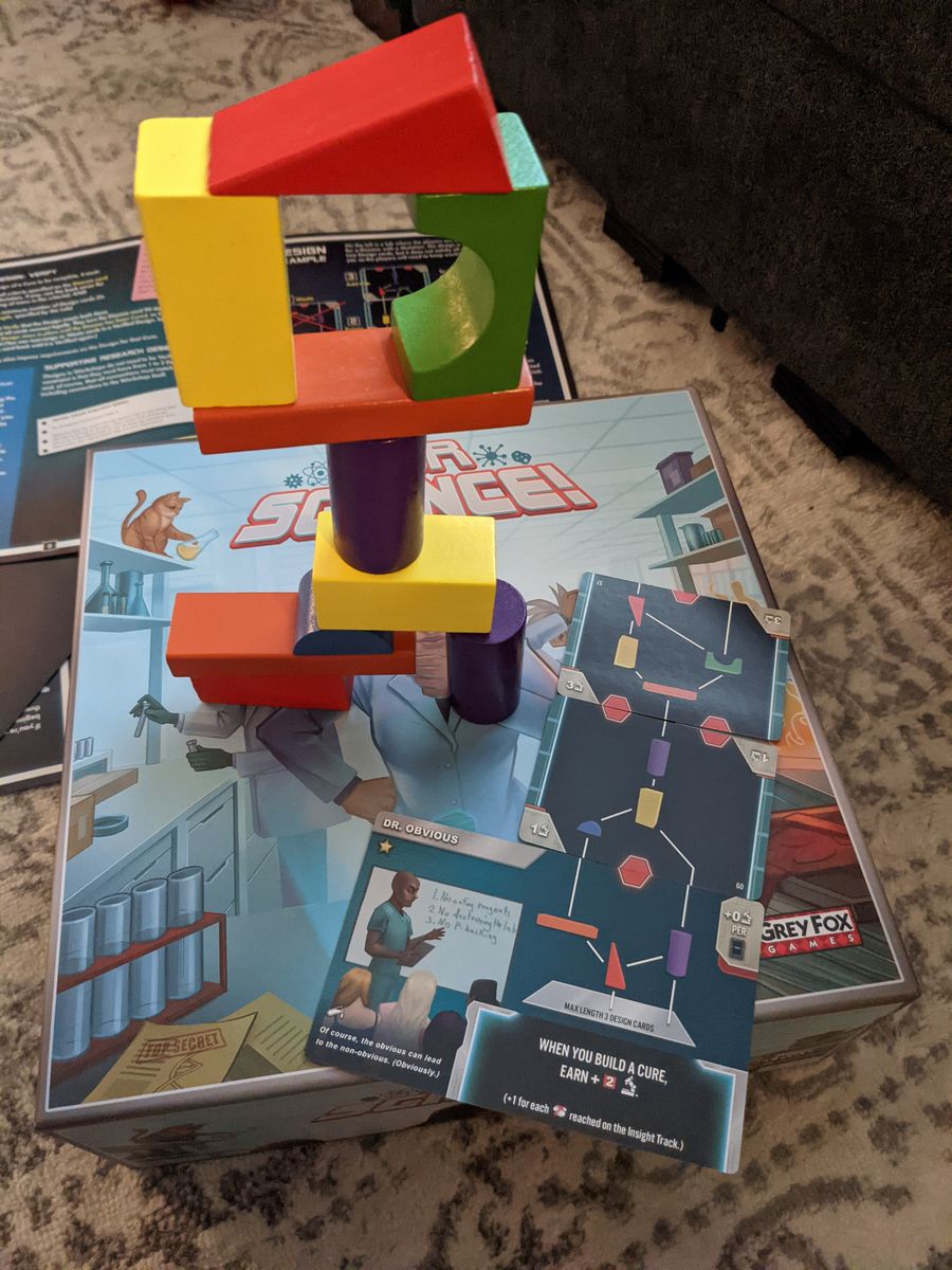 For Science wooden block cure build