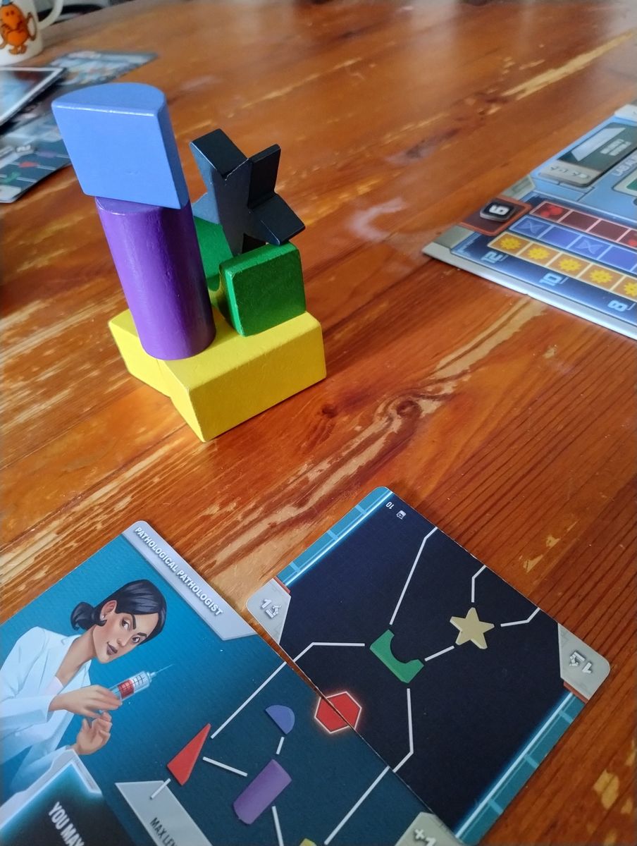 For Science board game set up on a table