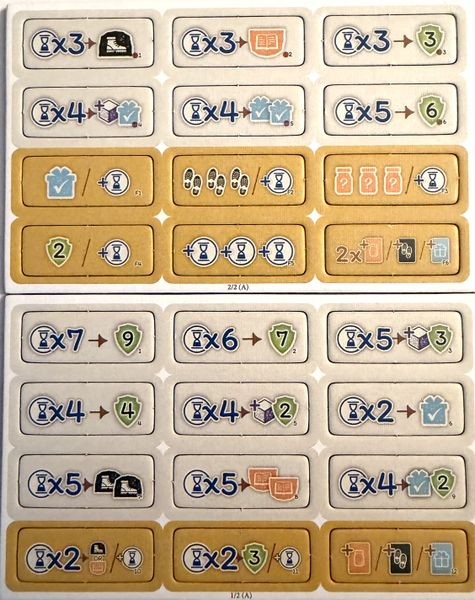 Forage journey tile punchboards
