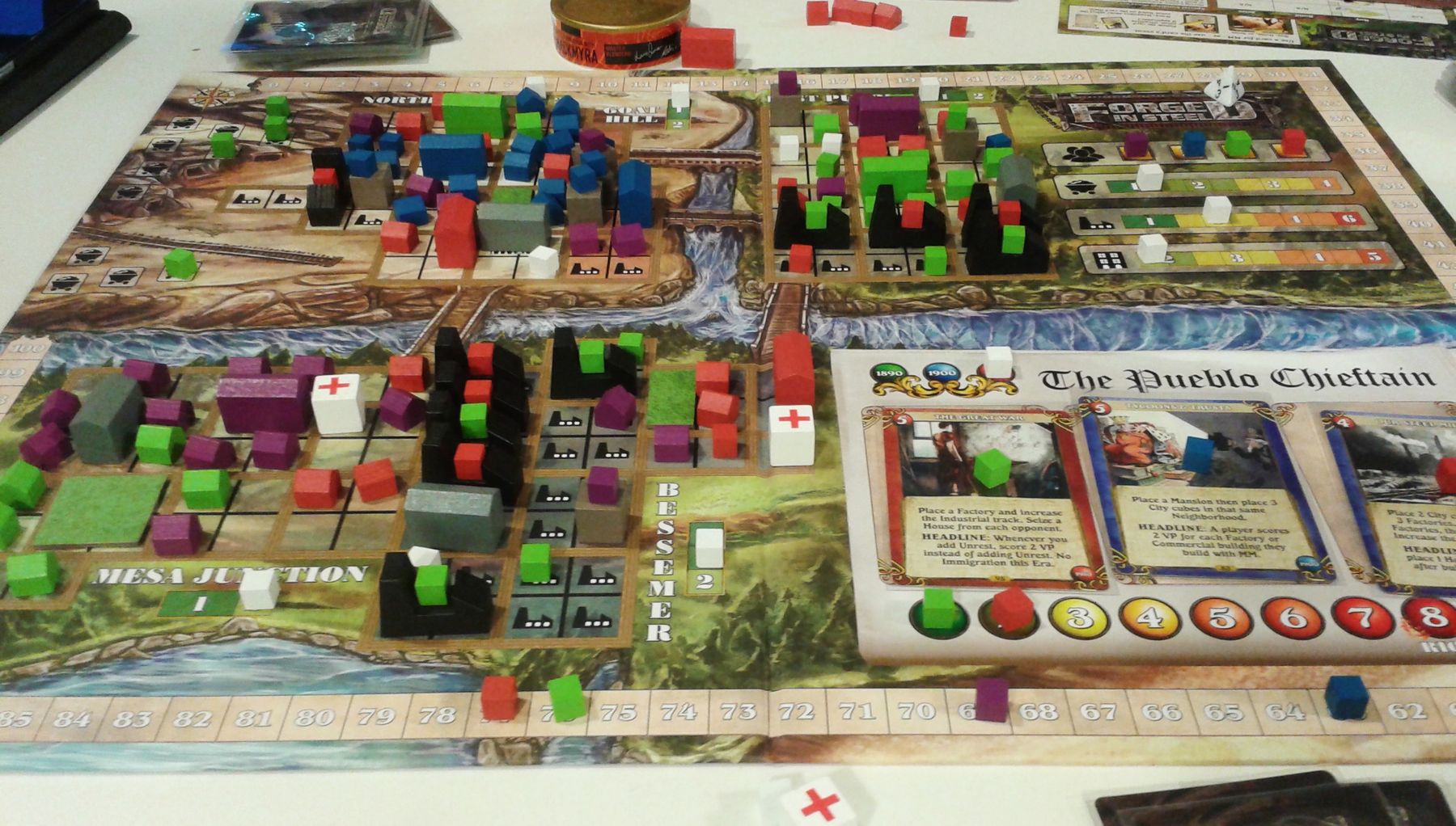 Forged in Steel game in progress