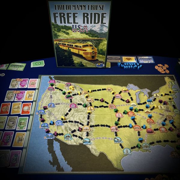 Free Ride USA game in progress