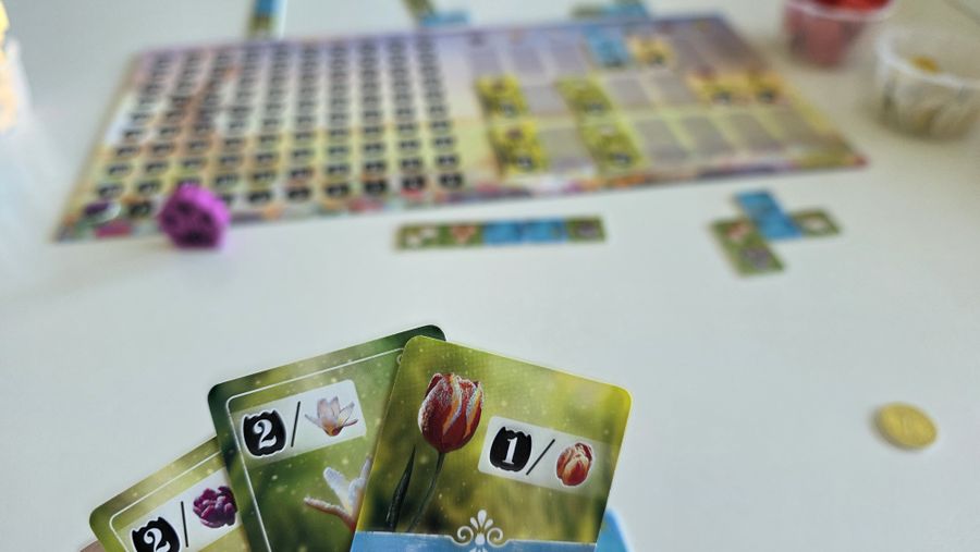 Frosted Blooms two player game setup