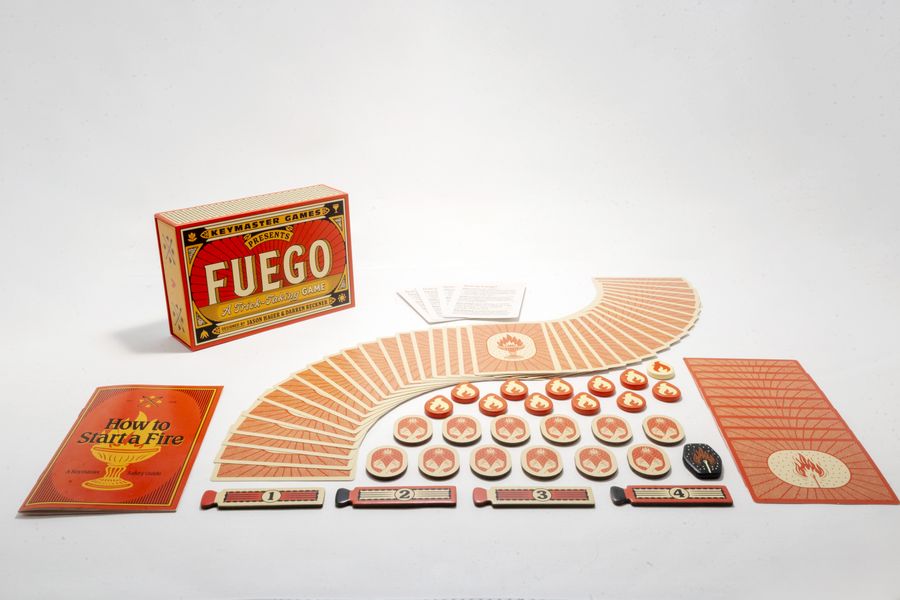 Fuego cards and flame components