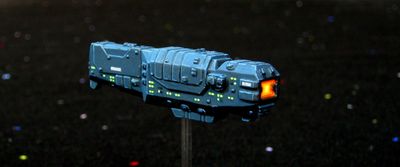 Full Thrust cruiser miniature