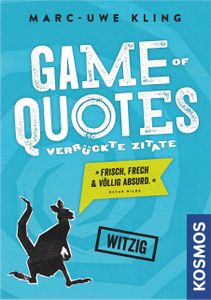 Game Of Quotes: Verrückte Zitate box art