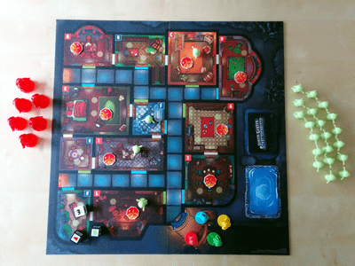 Ghost Fightin' Treasure Hunters haunted house game board