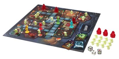 Ghost Fightin' Treasure Hunters board game in progress