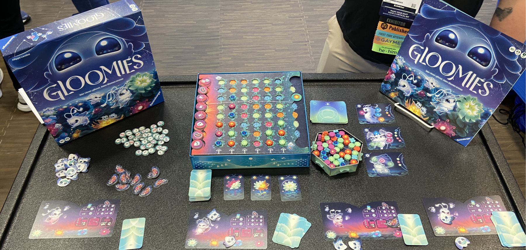Gloomies board game flower display
