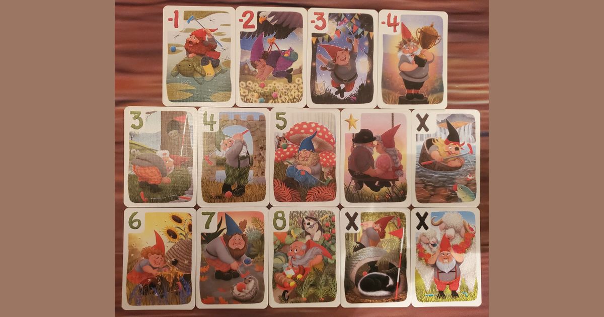 Gnoming A Round complete card set