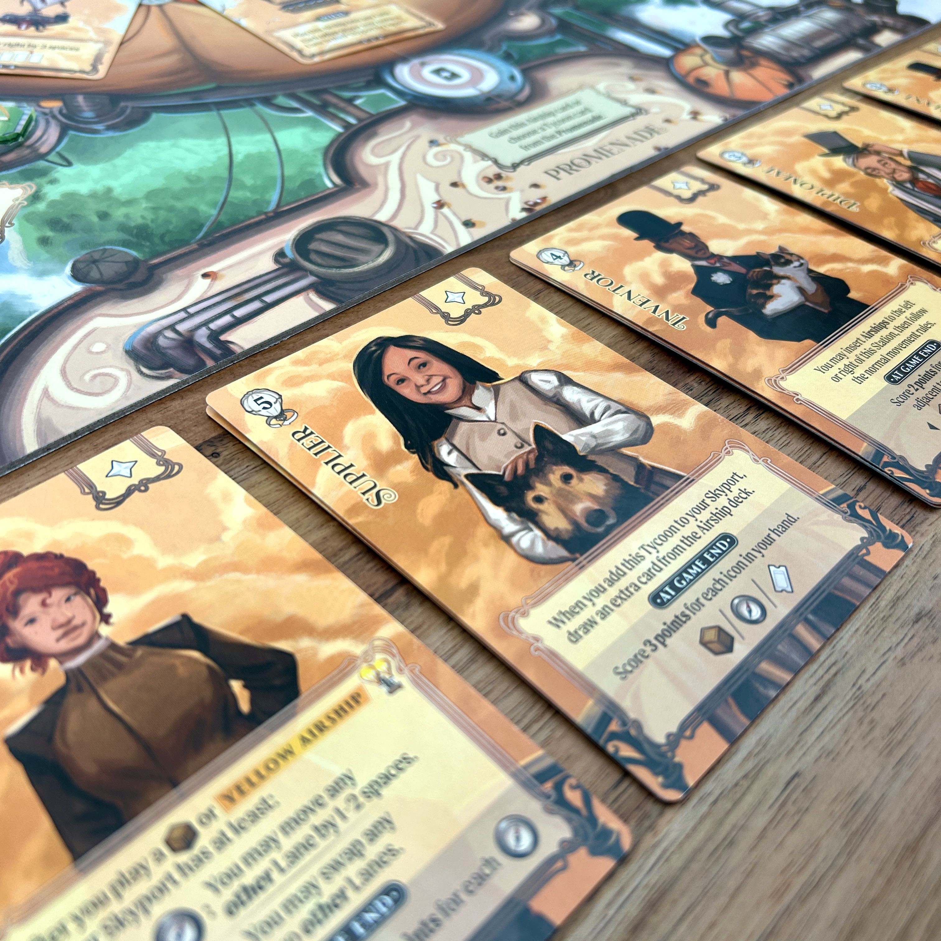 Grand Central Skyport cards and components