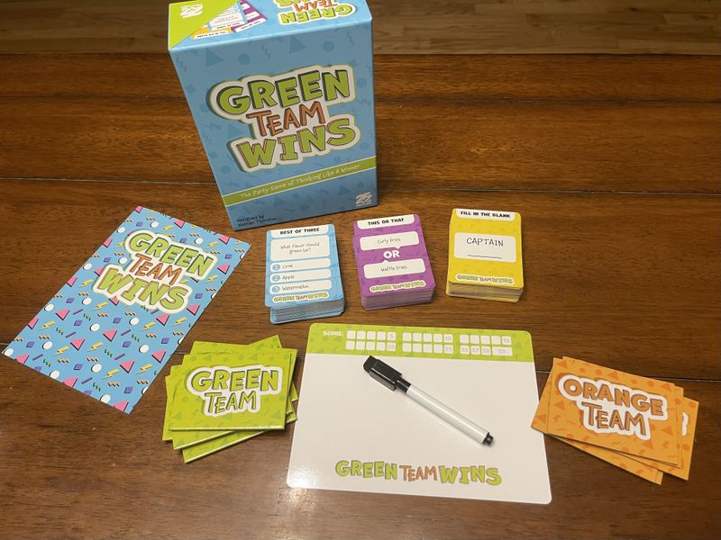 Green Team Wins production copy prepared for play