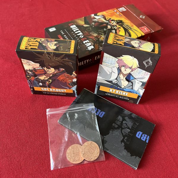 Guilty Gear Strive board game components