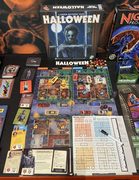 Halloween board game full product setup