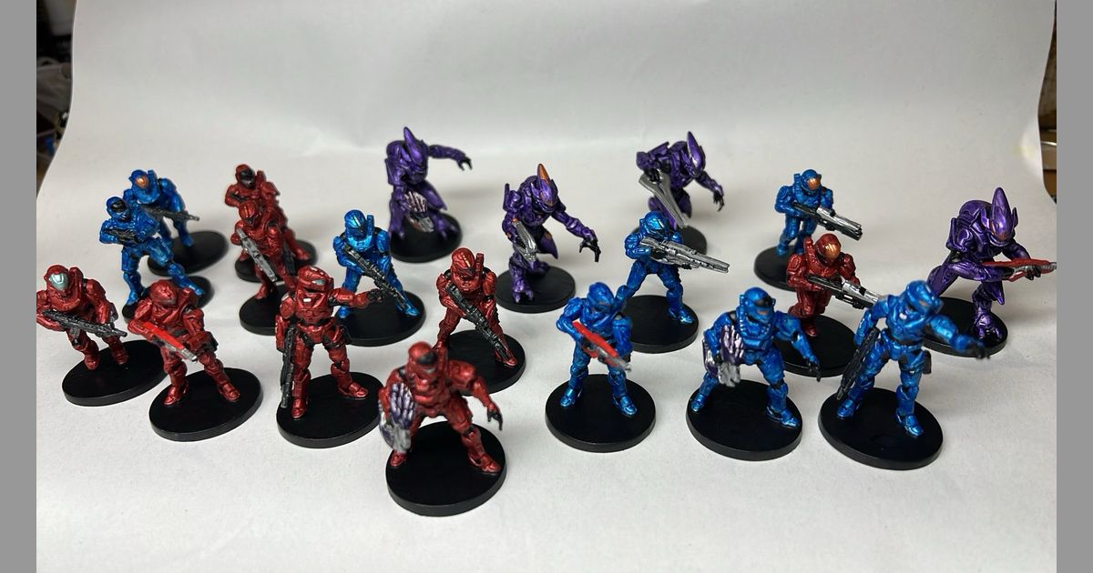 Halo Flashpoint Spartan miniatures