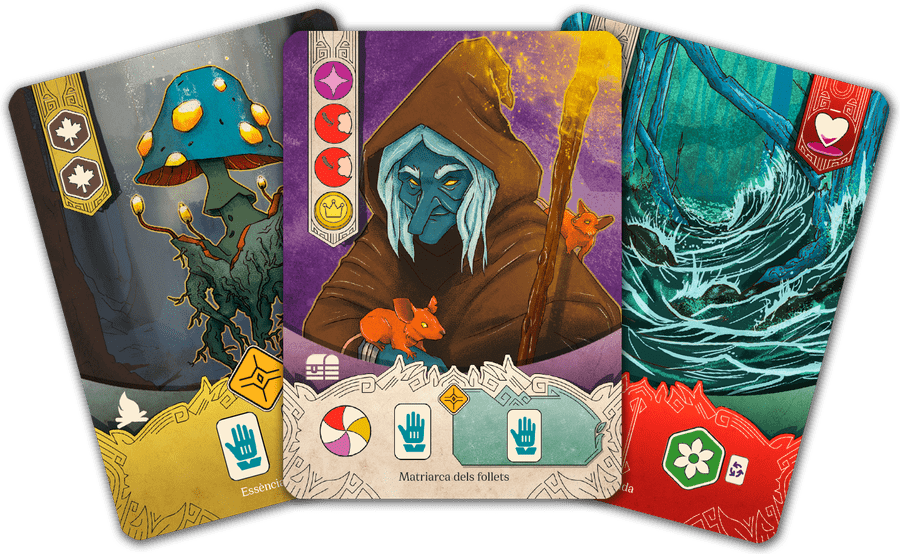 Harmony character and action cards