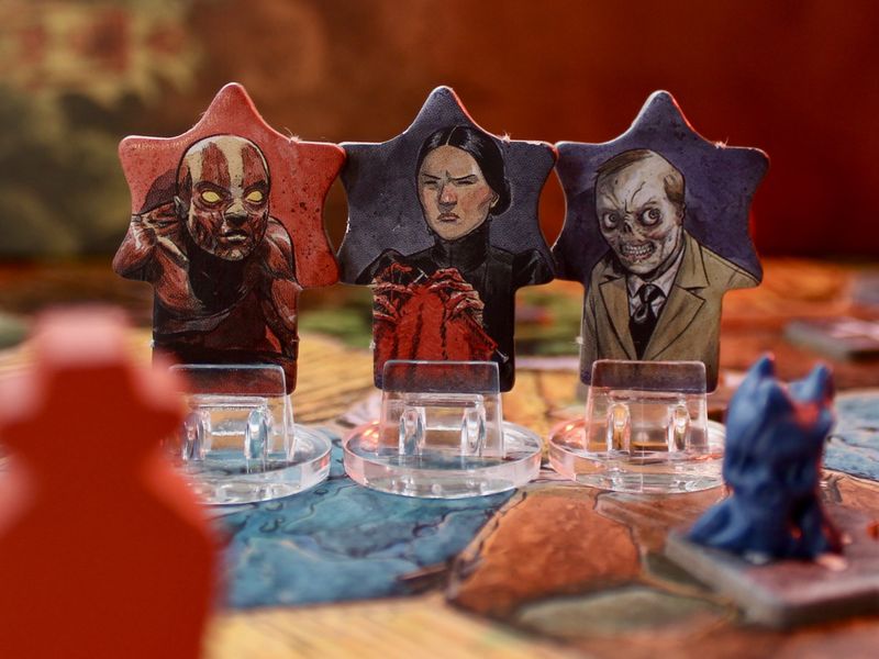 Harrow County board and faction components