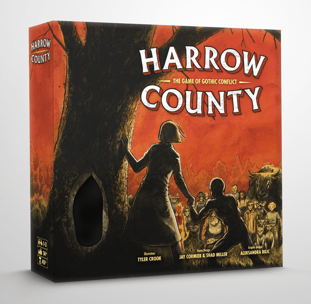 Harrow County game box and components