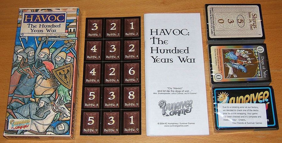Havoc The Hundred Years War table setup