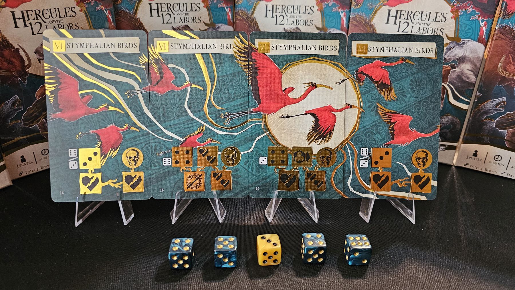 Hercules and the 12 Labors encounter cards