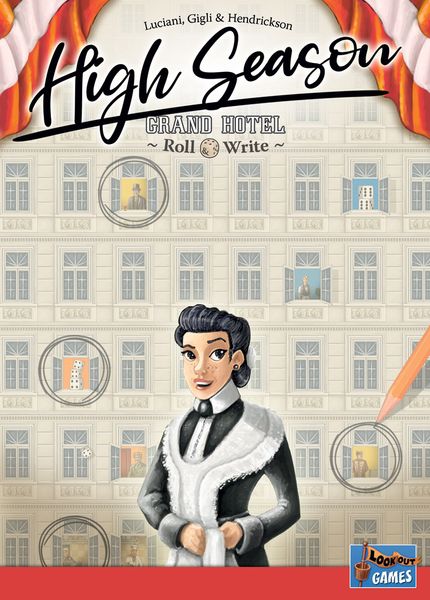 High Season: Grand Hotel Roll & Write box art