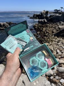 High Tide open box and contents