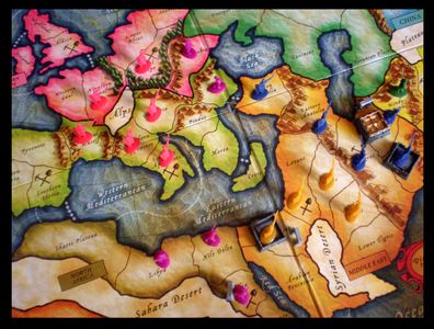 History of the World full game map and pieces