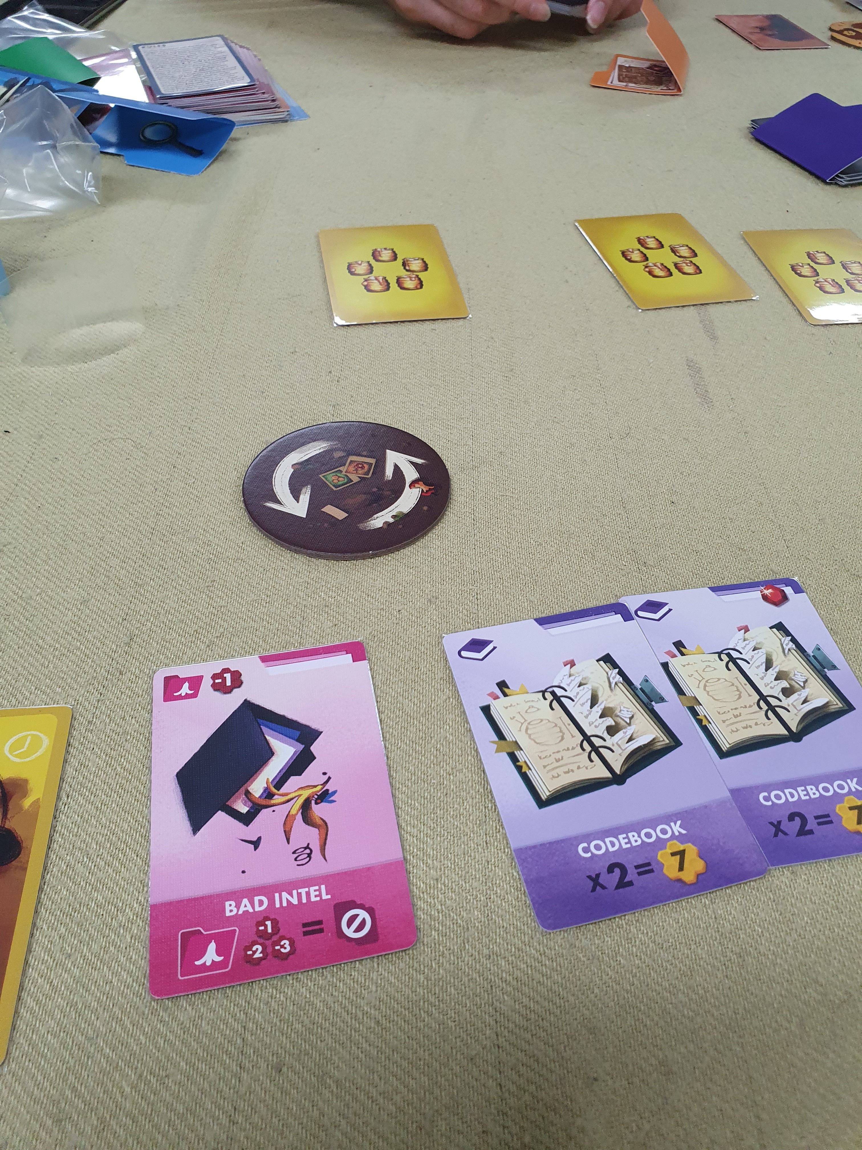 Honeypot card game in progress