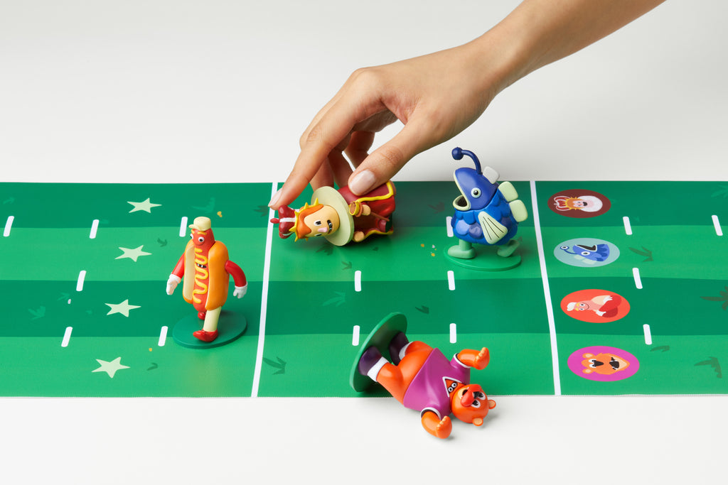 Hot Streak mascot figures racing