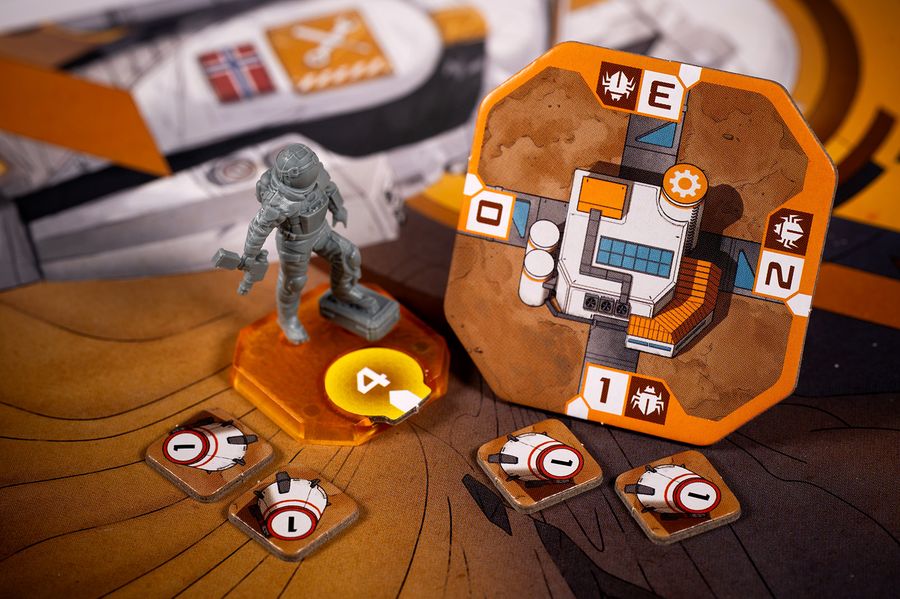 Humanity board game tiles tokens and miniature