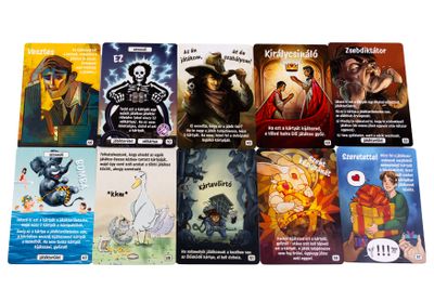 I AM DONE localized card game cards