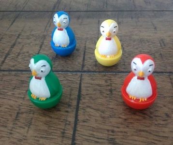 Weighted ICECOOL penguin game piece
