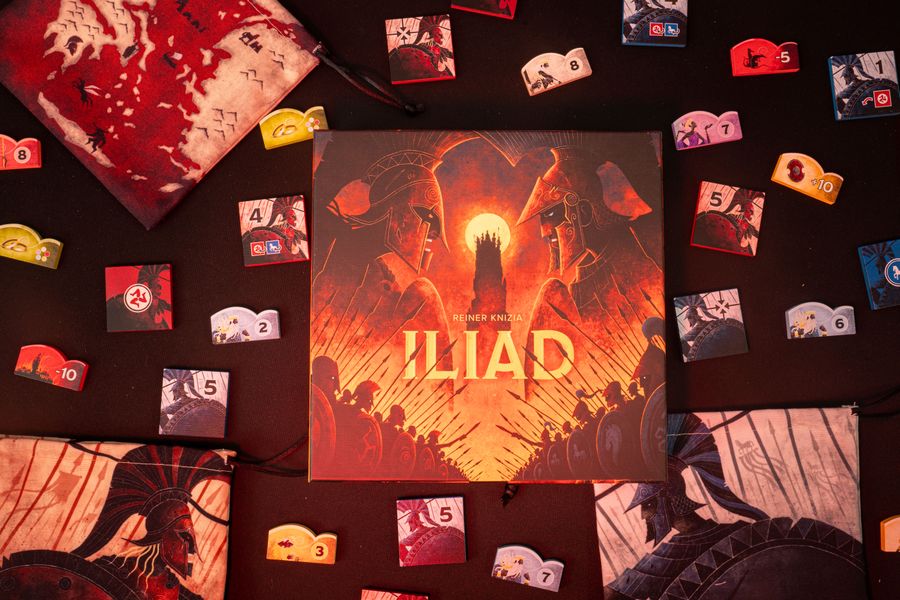 Iliad box and game tiles