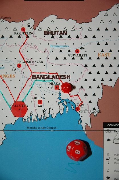 India Rails game in progress