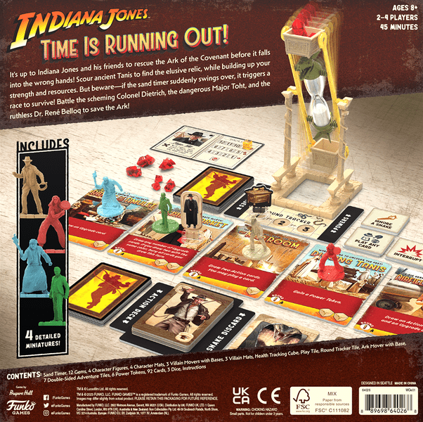 Indiana Jones Sands of Adventure English back cover